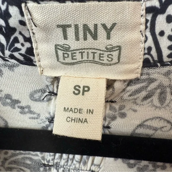 Anthropologie Tiny Lacona Popover Floral Blouse Multicolor Split Neck Boho SP - Picture 8 of 10